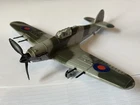 VINTAGE DIECAST DINKY TOYS #718 RAF HAWKER HURRICANE WW2 FIGHTER PLANE VGC