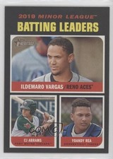 2020 Heritage Minor League Edition 2019 Leaders Ildemaro Vargas Yoandy Rea sb7