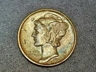Beautifully Toned 1945-S Mercury Dime (Iridescent attractive original toning)