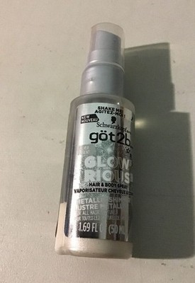 got2b GLOW'RIOUS Metallic Shimmer Hair Glitter & Body Glitter Duel Spray 1.69 oz