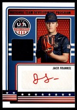 2023 Panini Stars & Stripes JACK FRANKEL MATERIAL AUTO NTDP-JF