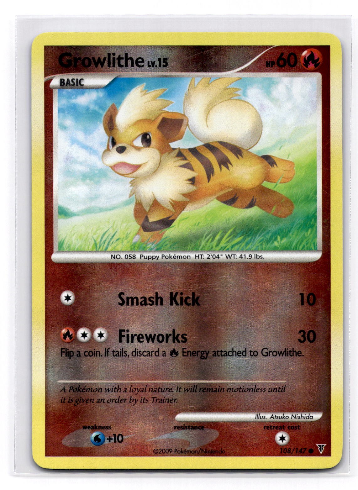 Growlithe Common Supreme Victors 108 LP