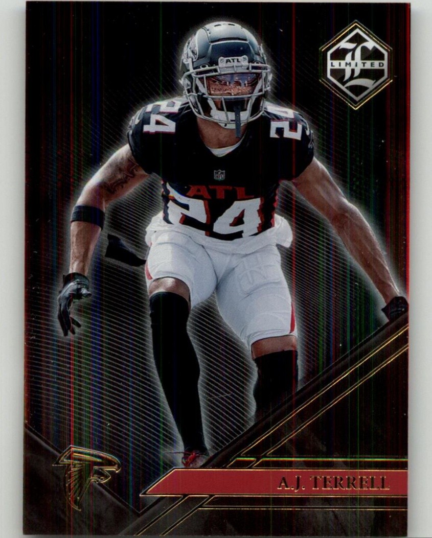 2022 Panini Limited A.J. Terrell #8 Atlanta Falcons