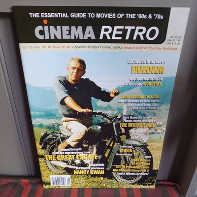 Cinema Retro Magazine Vol 10 Issue #29 New Excellent Condition The Great Escape 