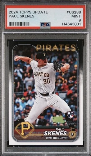 Paul Skenes 2024 Topps Update #US288 PSA 9