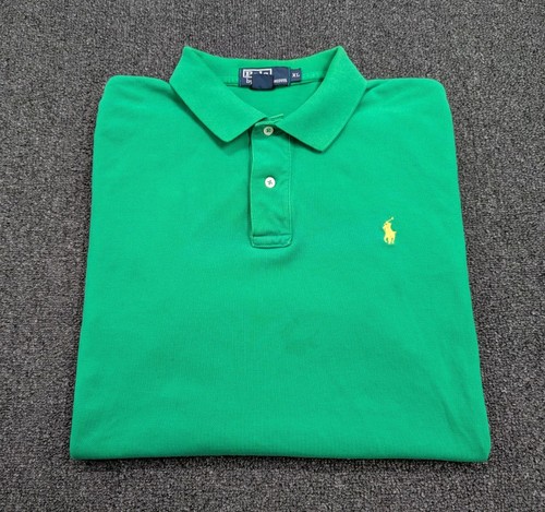 Polo de Ralph Lauren Para Hombres Verde Pony Bordado Manga Corta Camisa Talla XL - Imagen 1 de 11