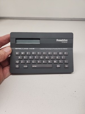 Vintage Franklin Computer Spelling Ace Model SA-98 English Spell Checker As Is