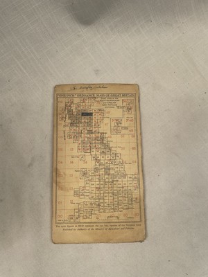 Vintage Ordnance Survey Map Sheet 38 Grantown-on-Sprey And Strath Dearn Paper
