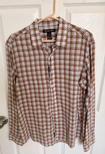 Mens Michael Kors Tailored Fit Button Up / Long Sleeve Dress Shirt Medium