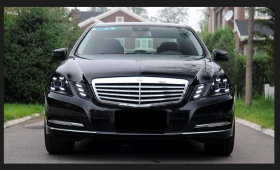 Faróis de LED para Mercedes Benz Classe E W212 10-13 DRL farol de seta - Imagem 2 de 4