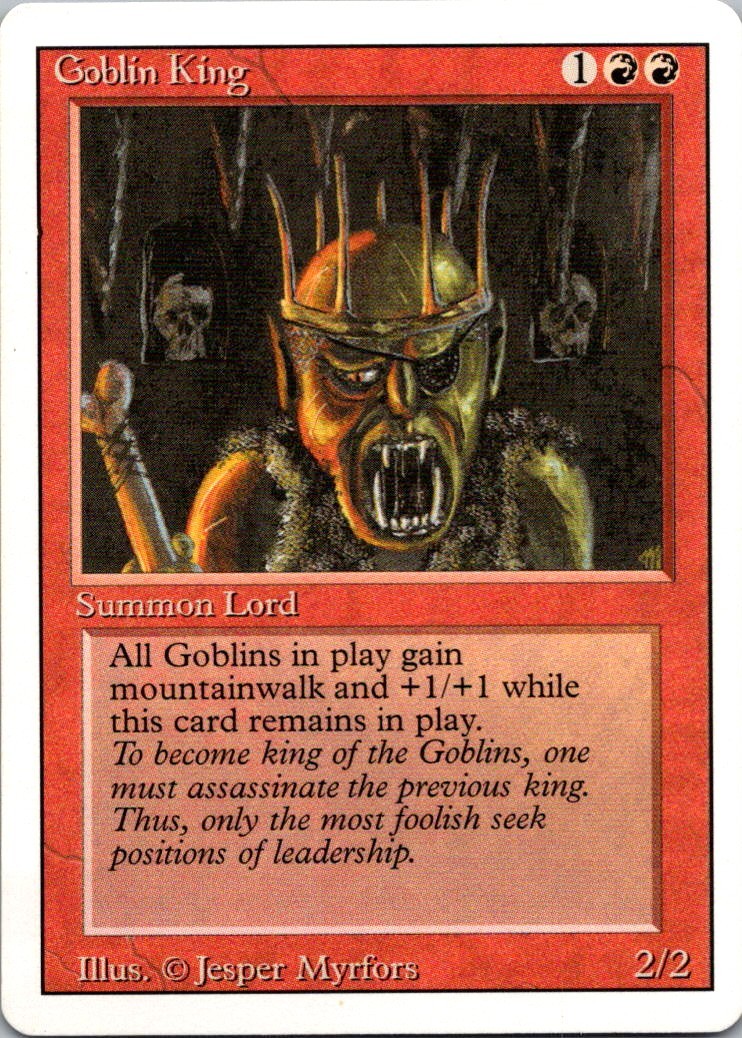 Goblin King Memorabilia/Rare #447