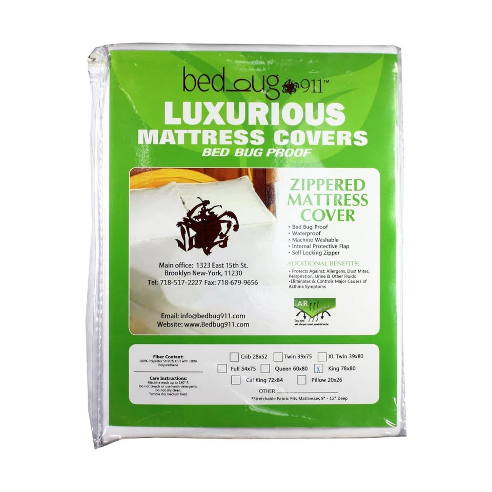 HYGEA NATURAL Waterproof Mattress Encasement – Bed Bug & Spill Proof Cover All Sizes