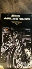 Arlen Ness Hot Fork Legs Lower Sliders Dual Disc Smooth Chrome Harley 14-19 FLH