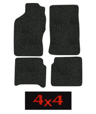 1995-2000 Toyota Tacoma Floor Mats - 4pc - Cutpile Fits Extended Cab