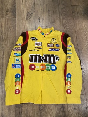 Vintage Chase Authentic M&M s Elliot Sadler #38 Jacket Yellow Brown Women s M