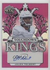 2022 Leaf Metal Draft Pink Prismatic 20/20 Jalen Tolbert #TK-JT1 Auto k4s