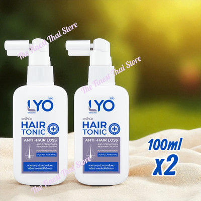 Lyo Hair Tonic Hair Loss Treatment , Hair Strengthen & Regrowth 100ml pack of 2