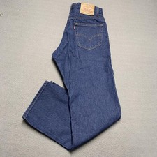 VTG Levis 505 Jeans Mens 34x30 Blue Regular Straight Leg Denim Dark Wash 90s