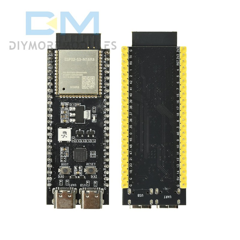 ESP32-S3-DvKitC-1 WiFi Bluetooth Development Board CP2102 ESP32-S3-N16R8 44Pin