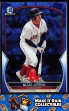 Blaze Jordan 2023 Bowman Chrome Sapphire Prospects #BCP-167 Boston Red Sox