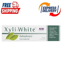 NOW Foods Solutions, Xyliwhite™ Toothpaste Gel, Refreshmint  Fresh Taste, 6.4-OZ