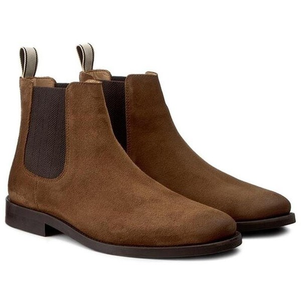Men Gant Boots Mustard Suede 40