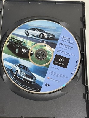 Mercedes CL E S SLK SL 2005 Navigation DVD BQ 6 46 0206 Version 2005.1 