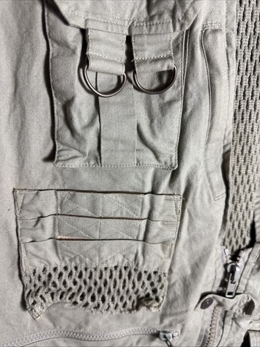 Gilet tattico vintage Smith e Wesson uomo grande abbronzatura pesca caccia safari foto - Foto 7 di 10