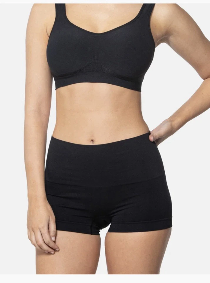 Pantalón corto de niño UNDEROUTFIT NUEVO CON ETIQUETAS suavizante en la cintura NEGRO. XLarge #330 venta al por menor $24 Foto 3 de 4