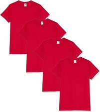 Hanes Men Crew neck T-Shirt 4-Pack ComfortSoft 100 Cotton Heavyweight Tee Plain