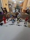 Lot of 8 Vintage GI Joe Action Figures 100% Complete, Big Boa, Cobra Commander