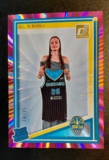 2025 Donruss WNBA Pink Laser /25 Rated Rookie NO.93 Ajsa Sivka, Chicago Sky