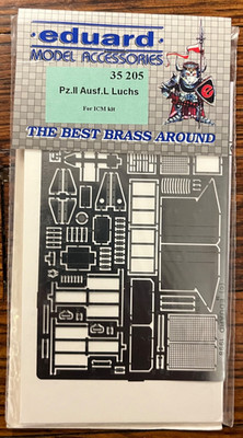 Eduard Model Accessories Pz.II Ausf.L Luchs for ICM Kit BRASS Armor