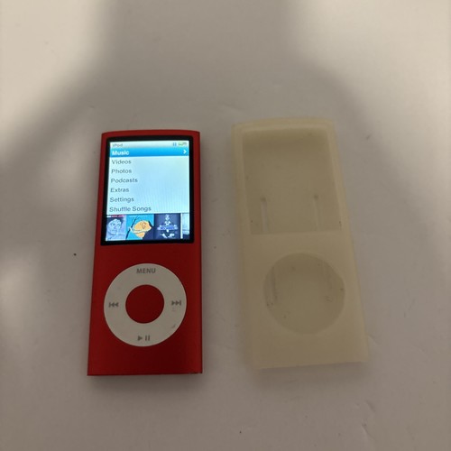 Red iPod Nano 8GB Model A199 MP3 Player Working Tested In Great Condition