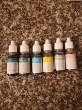 6 Stampin Up Classic Ink Refills Lot Slate Tide Turquoise Bride Curry Indigo