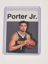 Michael Porter Jr. Artist Signed Basketball Art Card 1/10