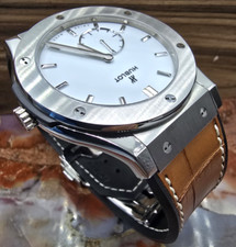 Hublot Classic Fusion White Dial Titanium 45mm Mens Watch W/Cert Low Price 🔥🔥 7