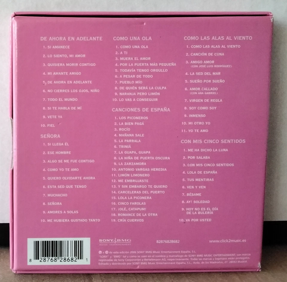 ROCIO JURADO - ESENCIAL 2006 SONY BMG 82876828682 SPAIN 6xCD's FLAMENCO BOX SET - Image 3 of 4