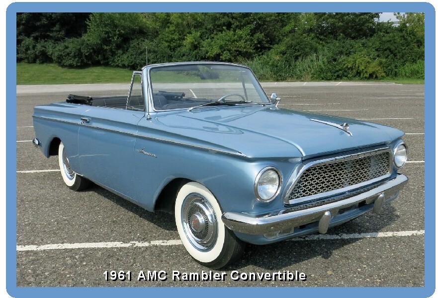 1961 AMC Rambler Convertible Auto Refrigerator / Tool Box Magnet
