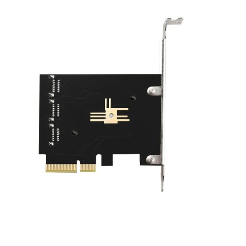 ASM1166 Chip 6 Ports SATA 3.0 auf PCIe Erweiterungskarte PCI Express 4X SATA Adapter - Bild 4 von 10