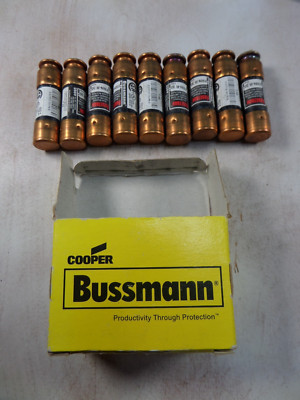 Bussman FRN-R-30 Class RK5 250v Fuses - Lot of 9, Missing 1