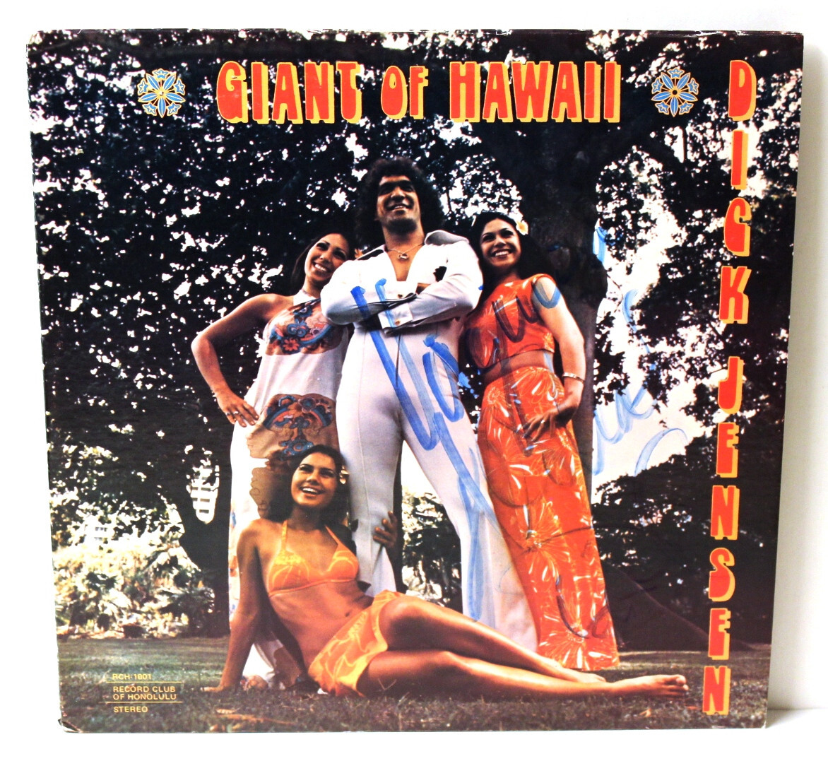 Dick Jensen Giant of Hawaii Vinyl LP Signed | eBay