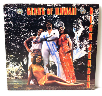 Dick Jensen Giant of Hawaii Vinyl LP Signed | eBay