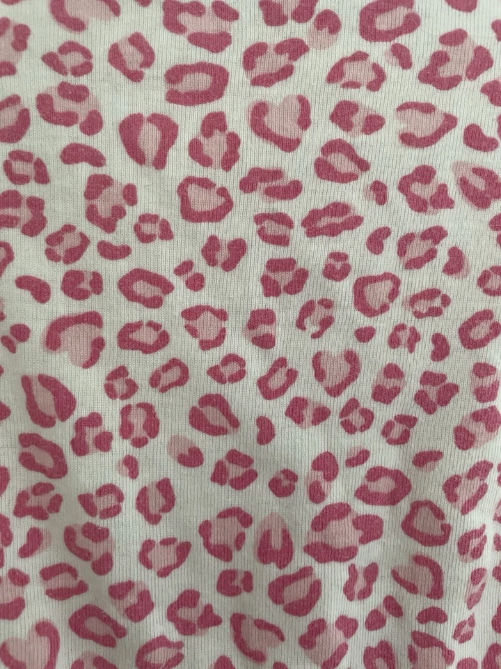 Body manga corta 100 % algodón estampado leopardo rosa bebé niña 6 M Foto 4 de 4