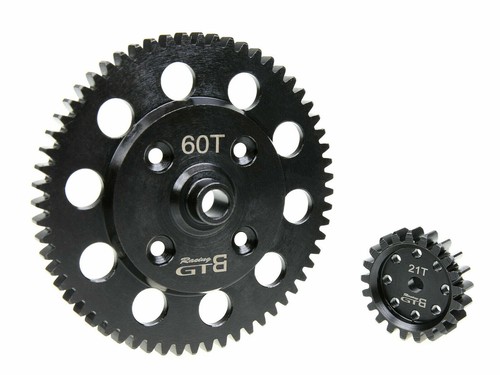 GTB LOSI DBXL 57T/24T 58T/23T 59T/22T 60T/21T 61T/20T Steel Pinion Spur Gears - Picture 4 of 8
