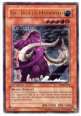 ビッグホーンマンモス レリーフ 英語版 1st FET-EN015 Big-Tusked Mammoth - FET-EN015 - Ultimate Rare - 1st Edition x1