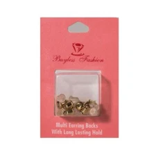 Buyless Fashion Earring Push Backs 6 Pairs Security Rubber Backs