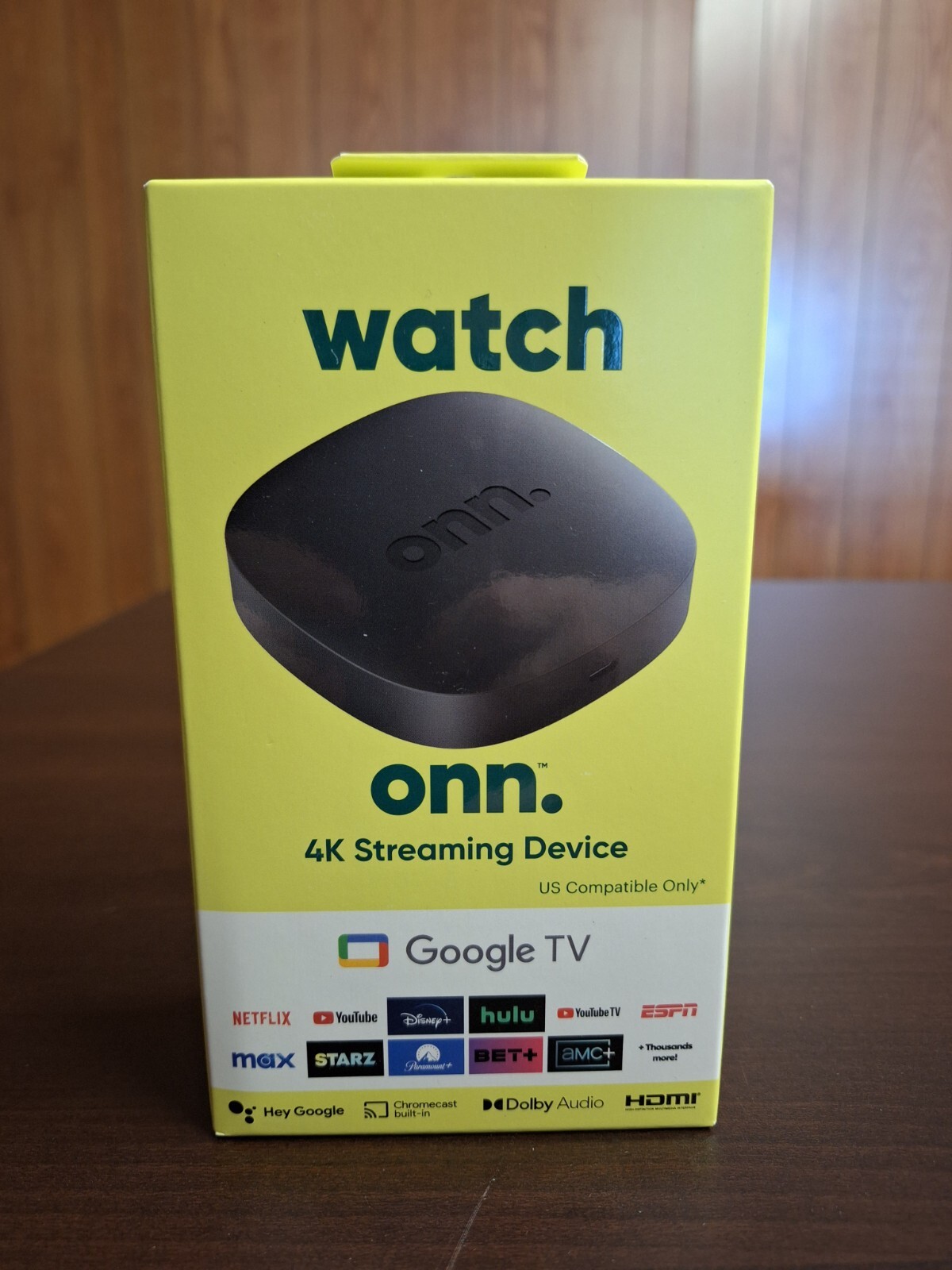 Onn Google TV 4k Streaming Device BRAND NEW FREE 2DAY SHIPPI