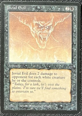 マジック：ザ・ギャザリング MTG Legends Jovial Evil Jovial Evil | Legends - Italian | Star City Games