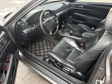 P2M FRONT & REAR Checkered Carpet Floor Mats for Honda Prelude BB6 97-01 New